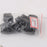 Crofta 10pcs Black Plastic Camping Awning Tent C Clips for 10mm-13mm Poles