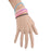 Crofta 10pcs Elastic Silicone Women Girl's Hair Rope Bracelet Bangles -Mixed Colors