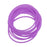 Crofta 10pcs Elastic Silicone Women Girl's Hair Rope Bracelet Bangles - Purple