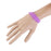 Crofta 10pcs Elastic Silicone Women Girl's Hair Rope Bracelet Bangles - Purple