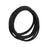 Crofta 10pcs Elastic Silicone Women Girl's Hair Rope Bracelet Bangles - Black