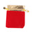 Crofta 10x Velvet Jewelry Drawstring Pouch Red Gift Bag Wedding Favor Gold Satin