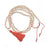 Crofta 16" Fresh Water Pearl Beads Yoga Meditation Mala Prayer Tassel Necklace orange