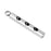 Crofta Women Stainless Steel Cremation Memorial Pedant Dog Paw Silver Cylindrical