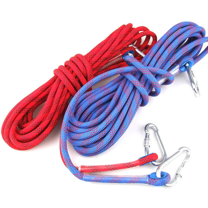 Crofta 10M Strengthen Polyester Climbing Rope Rappelling Safety Rope - Red