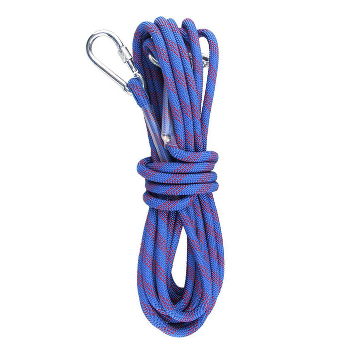 Crofta 10M Strengthen Polyester Climbing Rope Rappelling Safety Rope - Blue