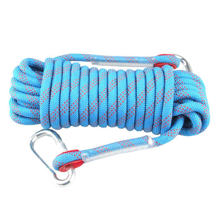 Crofta 10M Strengthen Polyester Climbing Rope Rappelling Safety Rope - Blue