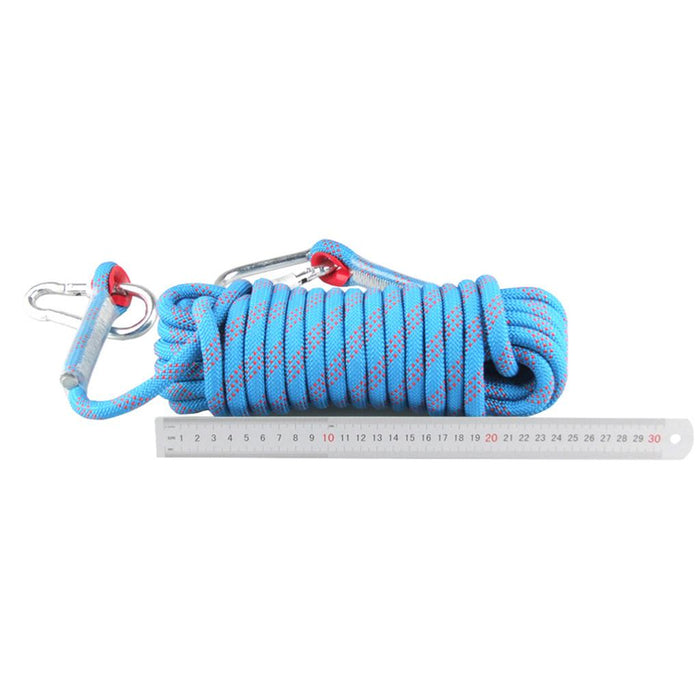 Crofta 10M Strengthen Polyester Climbing Rope Rappelling Safety Rope - Blue