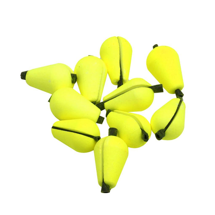 Crofta 6Pcs Yellow Float Foam Strike Indicator Fly Fishing Fisher Lover Accessories