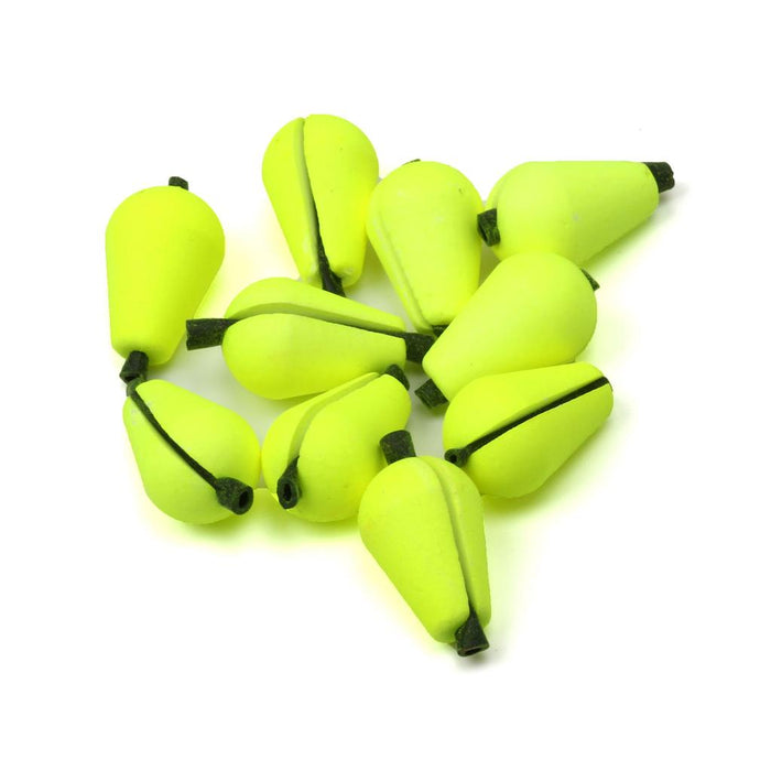 Crofta 6Pcs Yellow Float Foam Strike Indicator Fly Fishing Fisher Lover Accessories