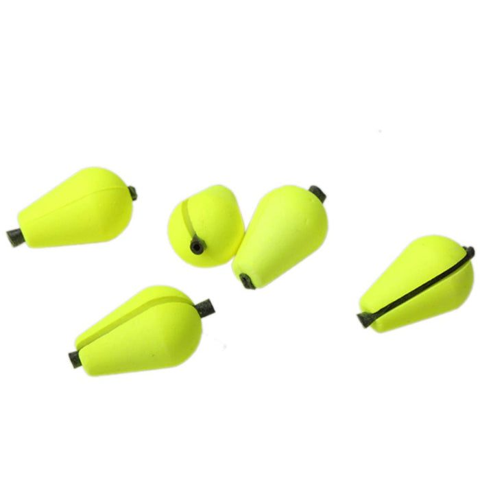 Crofta 6Pcs Yellow Float Foam Strike Indicator Fly Fishing Fisher Lover Accessories