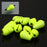 Crofta 6Pcs Yellow Float Foam Strike Indicator Fly Fishing Fisher Lover Accessories