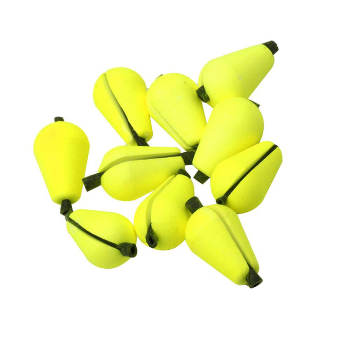 Crofta 6Pcs Yellow Float Foam Strike Indicator Fly Fishing Fisher Lover Accessories