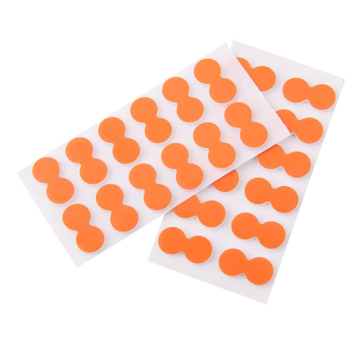 Crofta 48 Pieces Green + Orange Self-adhesive Foam Fly Fishing Stick on Strike Indicator Fishing Accessory