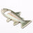 Crofta Rainbow Stainless Steel Trout Fish Bottle Opener Fridge Magnetic Magnet