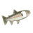 Crofta Rainbow Stainless Steel Trout Fish Bottle Opener Fridge Magnetic Magnet