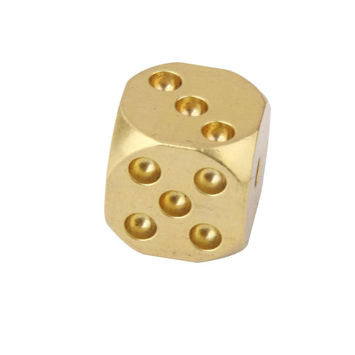 Crofta 13mm Solid Brass Dice 6-Side Spot with Round Corner