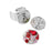 Crofta 10pcs Silver Snap Button Drill Finger Ring fits Noosa Adjustable DIY Jewelry