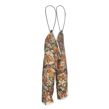 Crofta Waterproof Over Trousers Pants Rain Fishing Hiking Walking - Leaf Camo