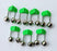 Crofta 10 Pcs Rod Clamp Sea Fishing Tip Bite Lure Alarm Twin Bell Ring