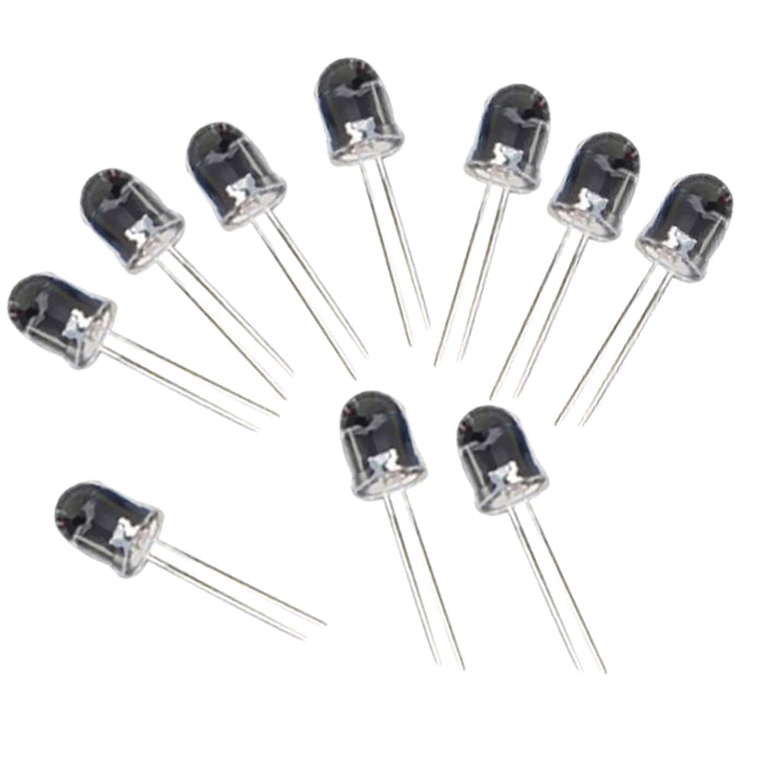 Crofta 10 PCS 10mm Ultra Bright UV LED