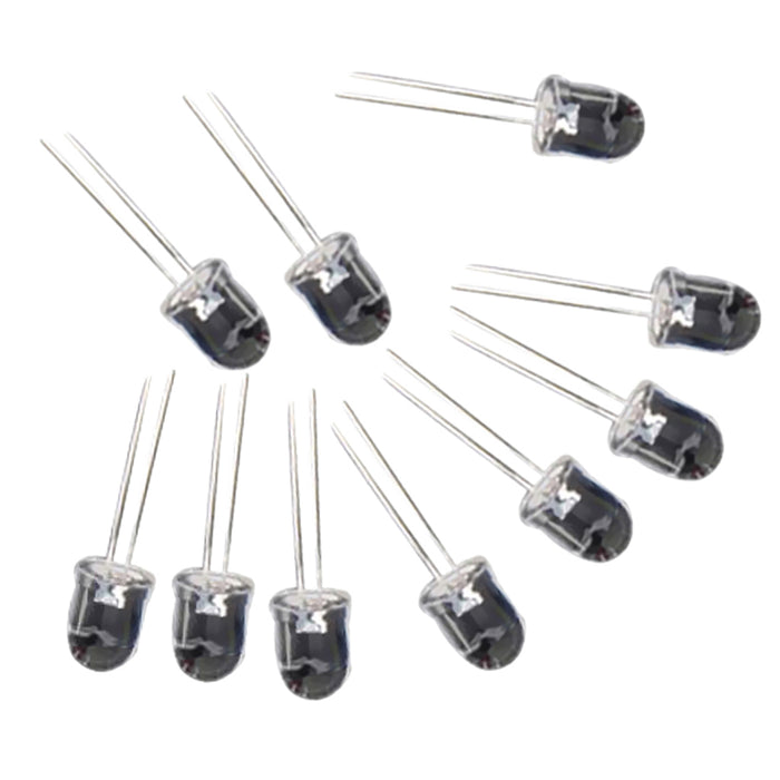 Crofta 10 PCS 10mm Ultra Bright UV LED