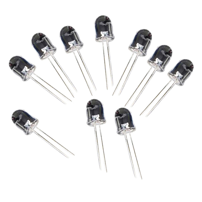 Crofta 10 PCS 10mm Ultra Bright UV LED