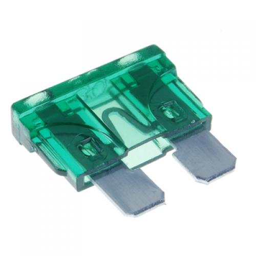 Crofta 10pcs 30A 32V Green Standard Blade Fuses Replacement for Auto Car