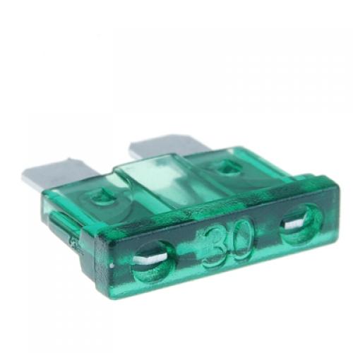 Crofta 10pcs 30A 32V Green Standard Blade Fuses Replacement for Auto Car