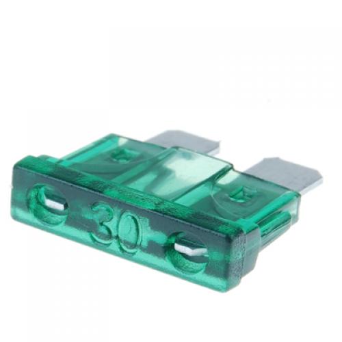 Crofta 10pcs 30A 32V Green Standard Blade Fuses Replacement for Auto Car