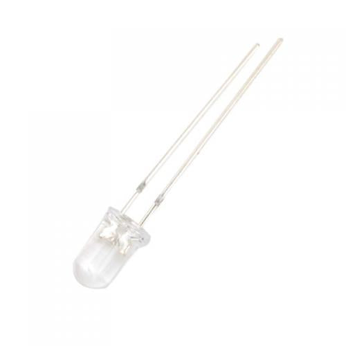 Crofta 100pcs 5mm 15000MCD White Emitting Diode Light Bright LED