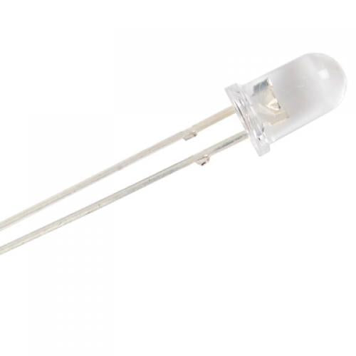 Crofta 100pcs 5mm 15000MCD White Emitting Diode Light Bright LED