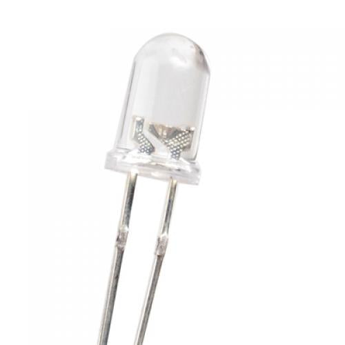 Crofta 100pcs 5mm 15000MCD White Emitting Diode Light Bright LED