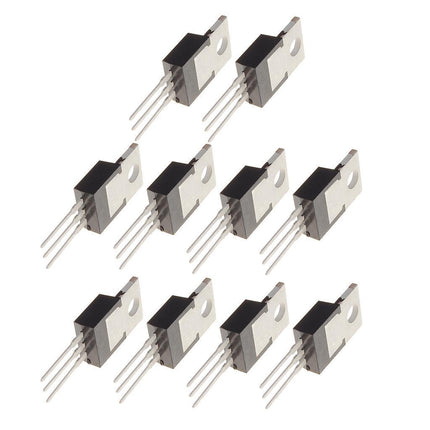 Crofta 10 x L7805CV 7805 5 Volt Positive Fixed Voltage Regulators