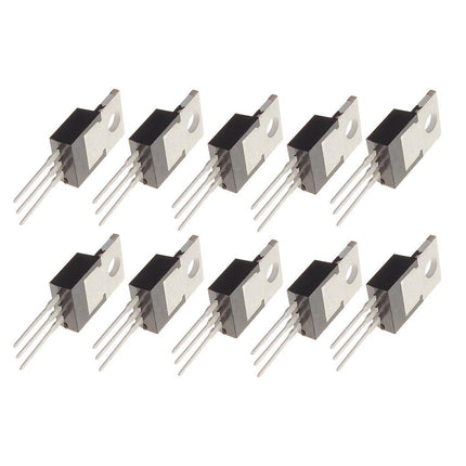 Crofta 10 x L7805CV 7805 5 Volt Positive Fixed Voltage Regulators