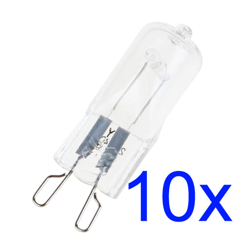 Crofta 10 x G9 40W 230V Halogen Bulb Light Lamp