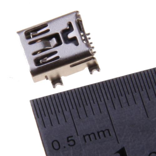 Crofta 10x 5-Pin Female Mini USB Socket Connector