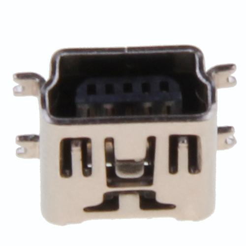 Crofta 10x 5-Pin Female Mini USB Socket Connector