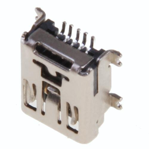 Crofta 10x 5-Pin Female Mini USB Socket Connector