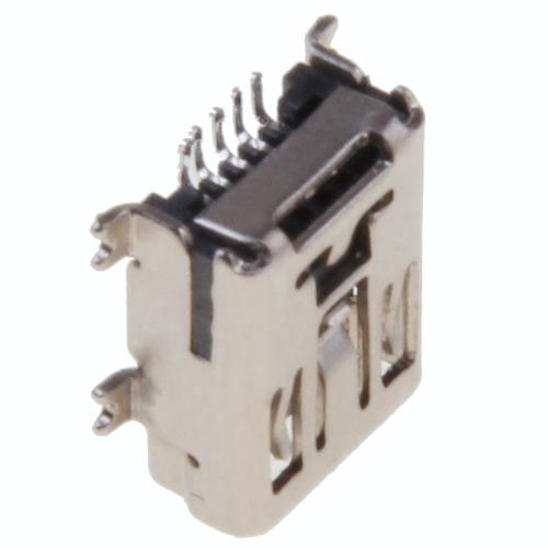 Crofta 10x 5-Pin Female Mini USB Socket Connector