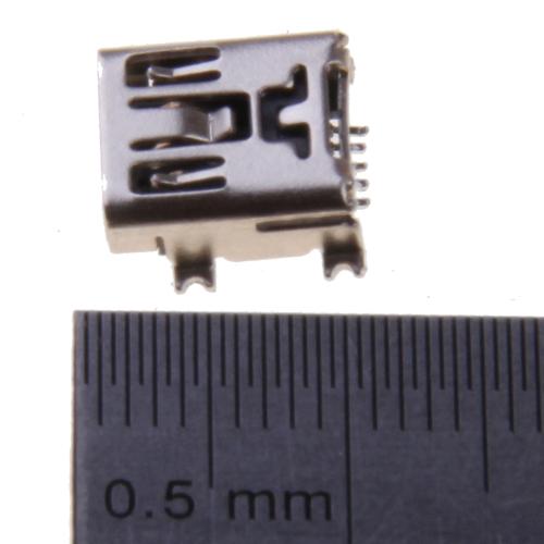 Crofta 10x 5-Pin Female Mini USB Socket Connector