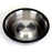 Crofta Stainless Steel Food Bowl w/ Rubber Ring for Pet Dog Cat - 1#