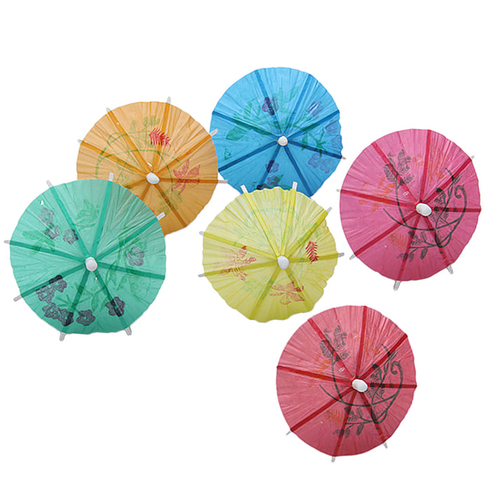 Crofta 144Pieces Cocktail Drink Sticks Parasol Umbrella Picks For Holiday XMAS Party