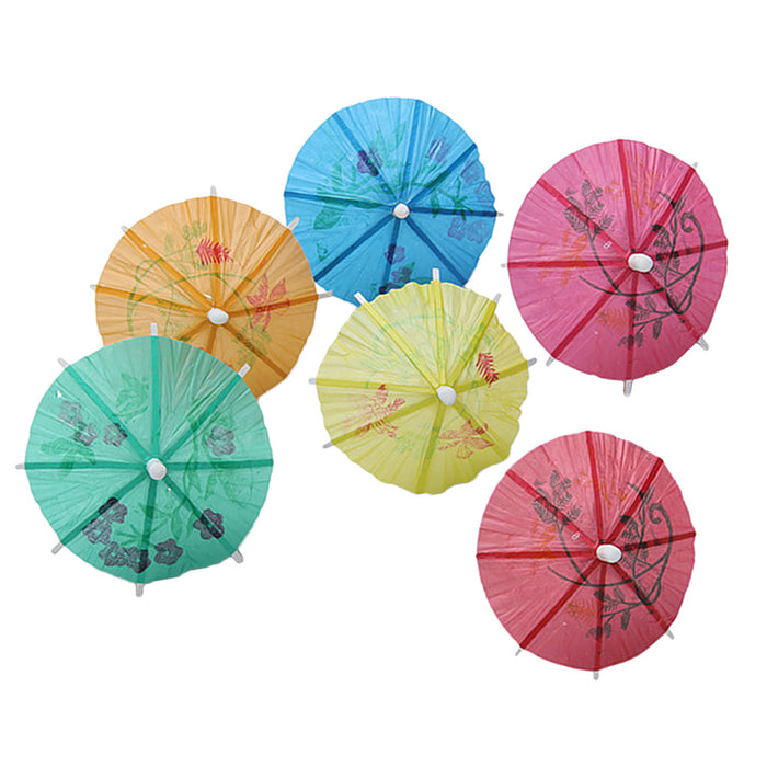 Crofta 144Pieces Cocktail Drink Sticks Parasol Umbrella Picks For Holiday XMAS Party