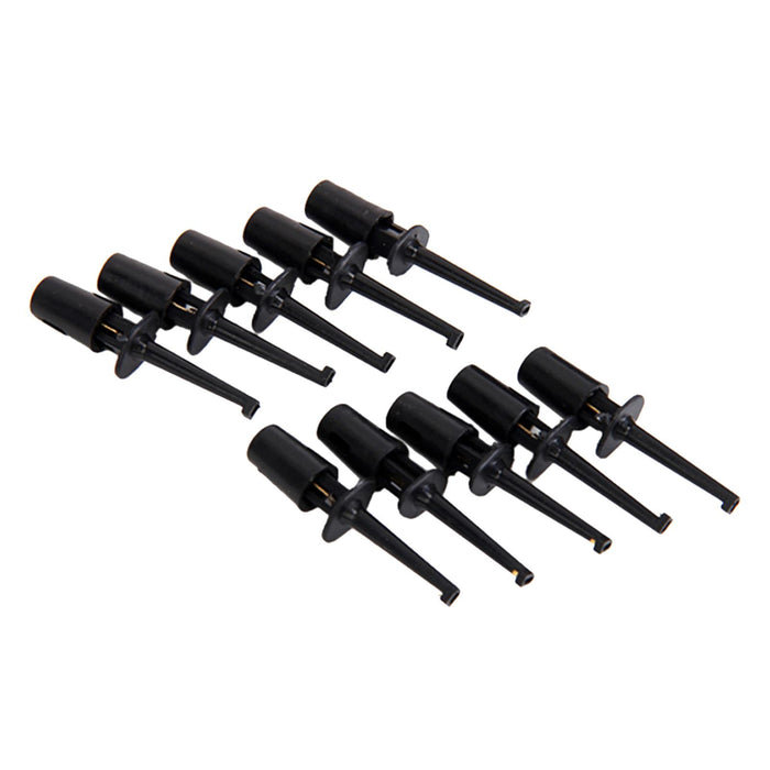 Crofta 10 x Mini Test Hook Probe Spring Clip for PCB SMD IC