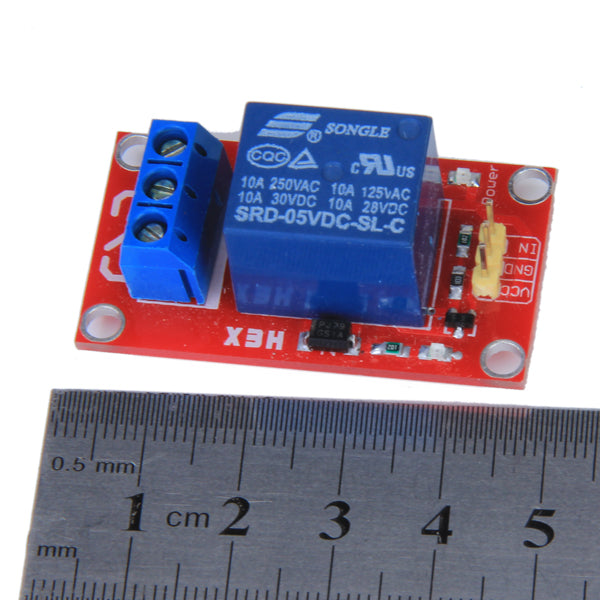 Crofta 1 Channel 5V Relay Module for SCM Household Appliance Control