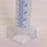 Crofta 100ml Transparent Plastic Graduated Cylinder