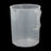 Crofta 1000ml Transparent Plastic Graduated Beaker with Handle