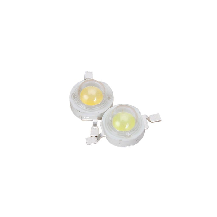 Crofta 1 Pair 3W High Power LED Light Lamp Bulb (White / Warm White)