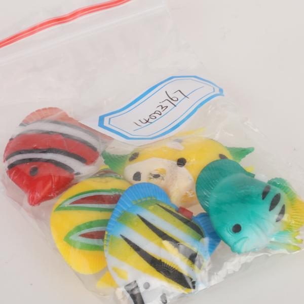 Crofta 5pcs Plastic Artificial Fish Ornament for Aquarium Fish Tank Decoration